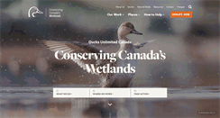 Desktop Screenshot of ducks.ca